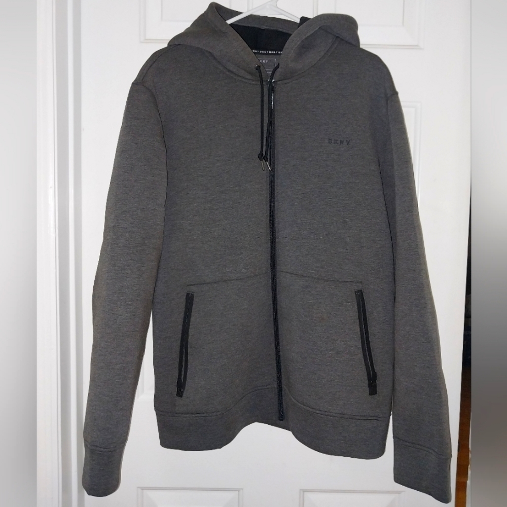 DKNY Mens Hooded Jacket